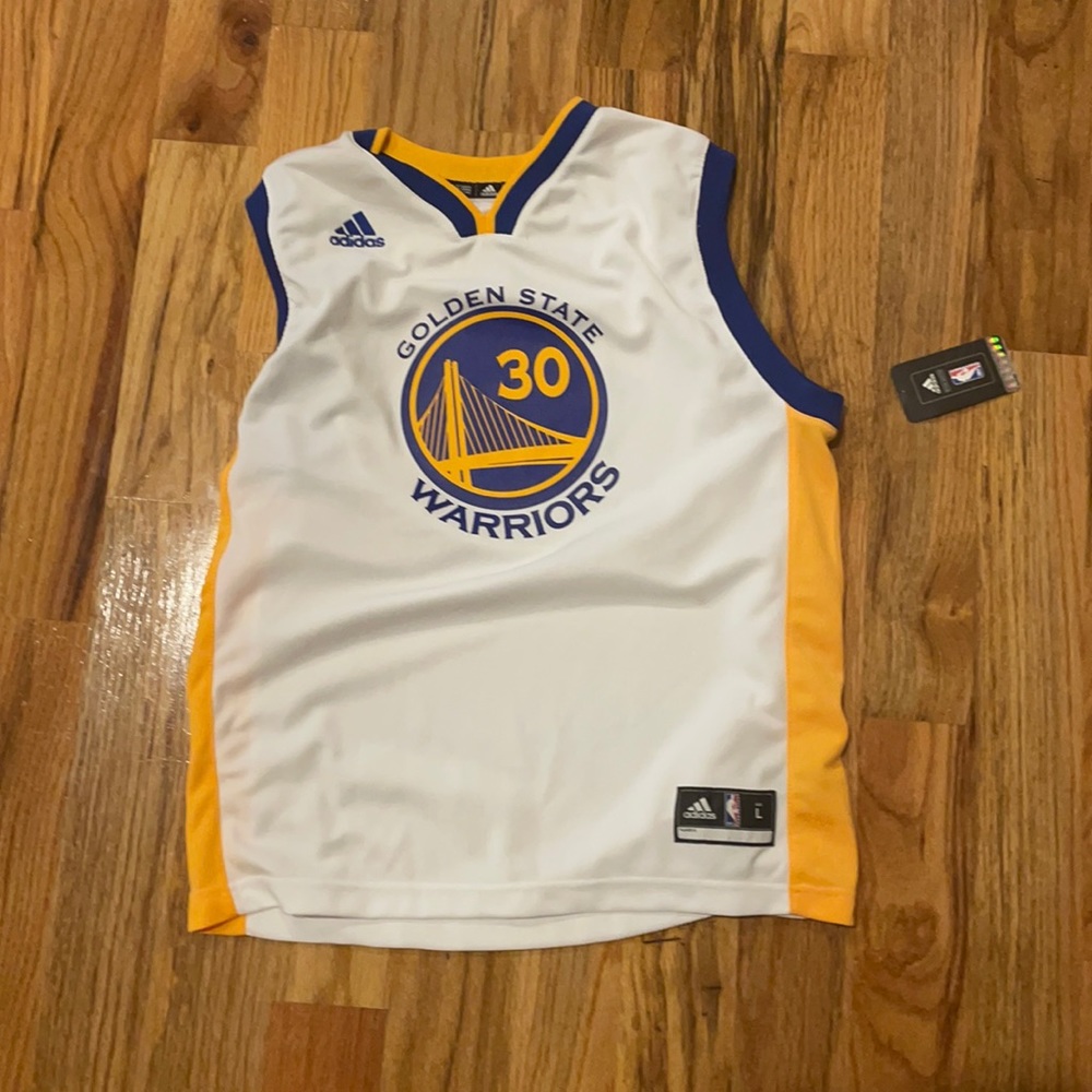 Brand New Golden State Jersey. Curry on back.